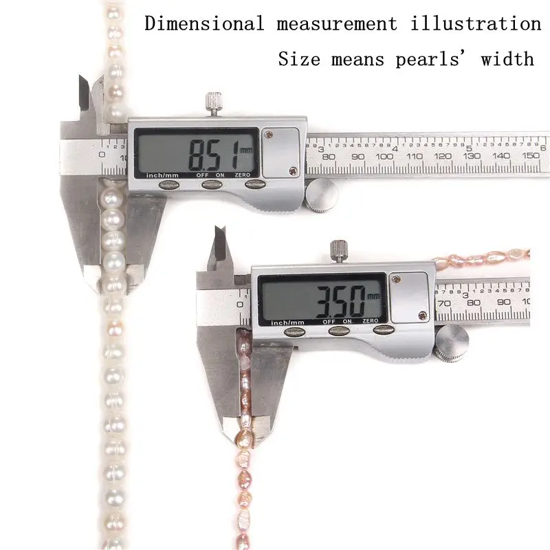 Бусины из натурального жемчуга 2-4 мм белые бусины 100% пресноводного браслет для