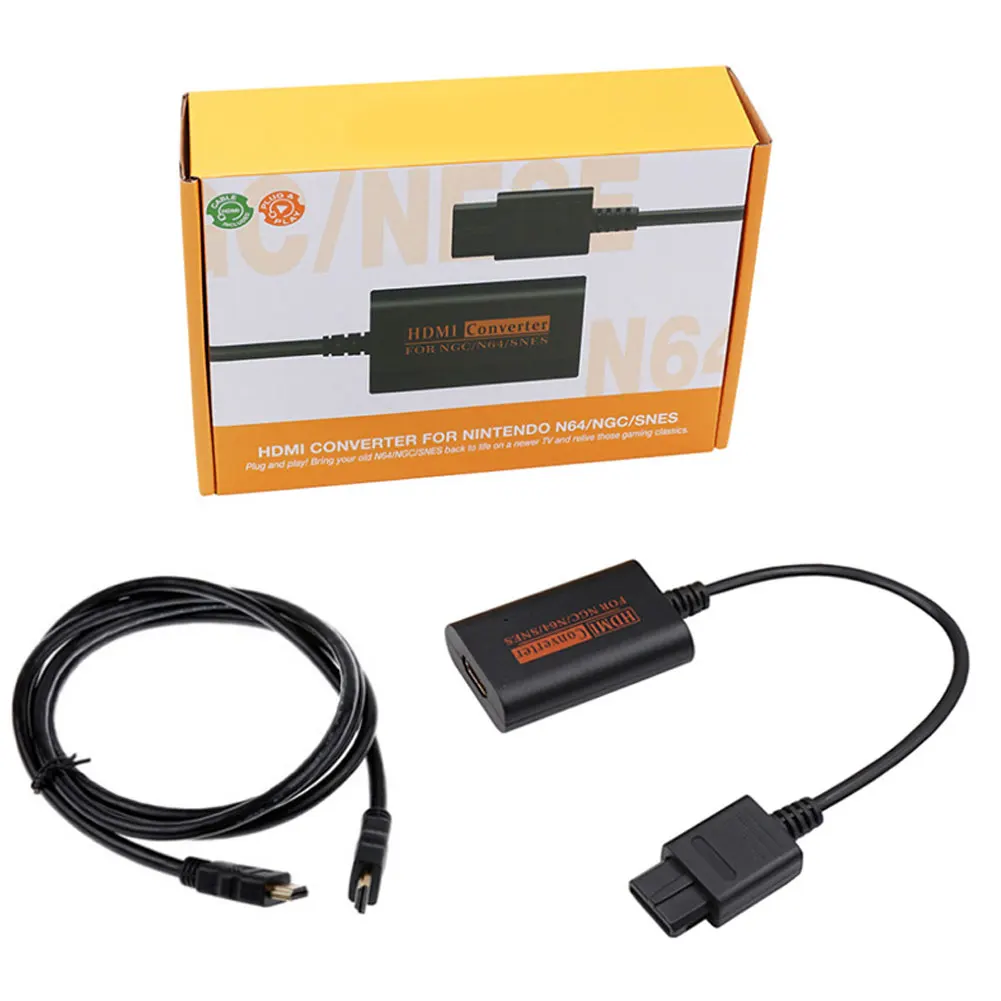 

HD Converter Game Console Video Converter HD High Definition Adapter Audio To HD Converter Compatible With NGC N64 SNES SFC
