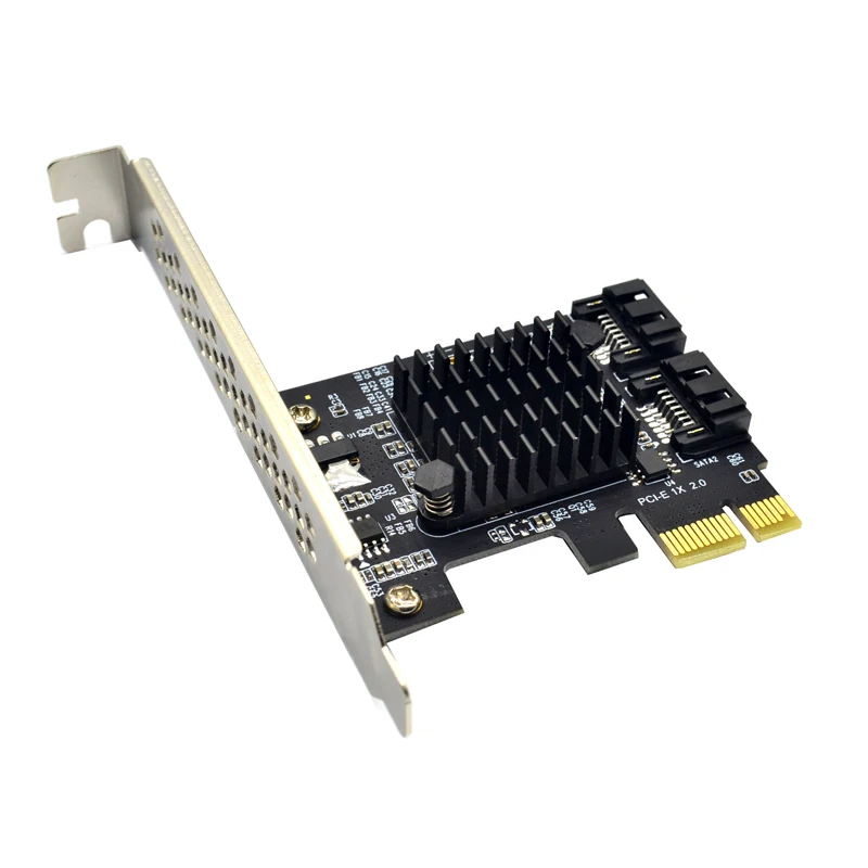 Платы адаптеры PCI E SATA 1X 4X 8X 16X Express к 3 0 2 порта III 6 Гбит/с с чипом Marvel 9125|Платы