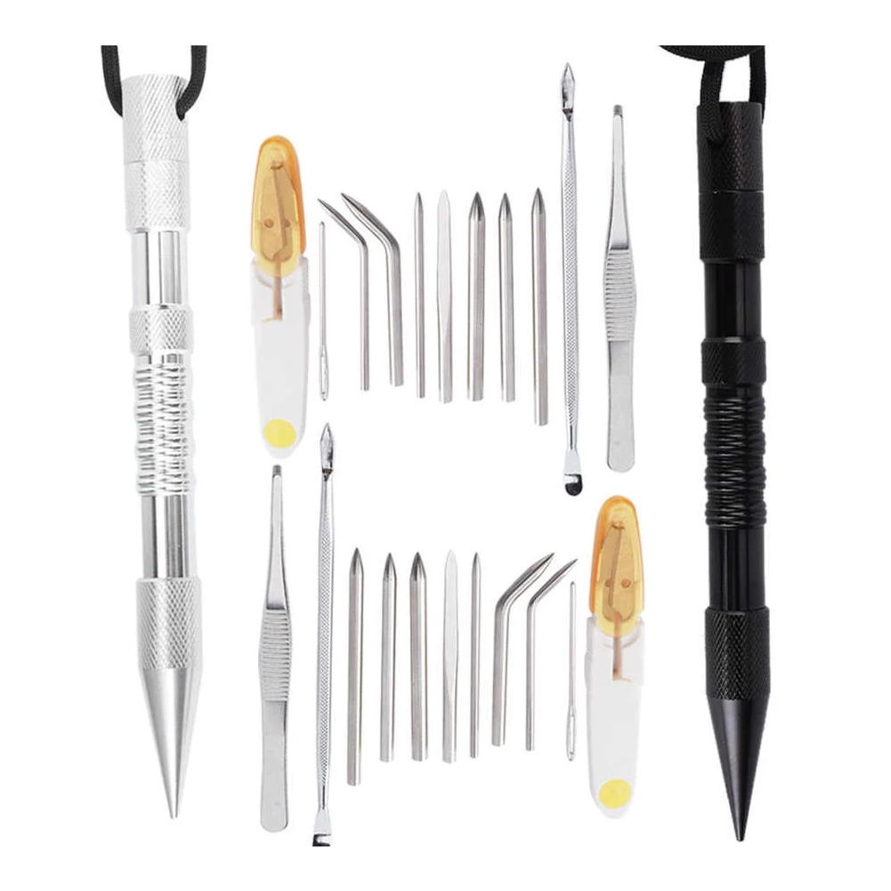 Высококачественный набор игл для Паракорда из 12 шт. алюминиевые иглы Fid шнуровки