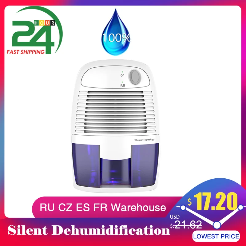 Полупроводниковые осушитель воздуха для дома 500 мл мини Портативный поглотитель