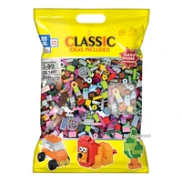 580pcs colorful building blocks bag classic 30 styles model set bricks materials diy toys for kids educational creative gift