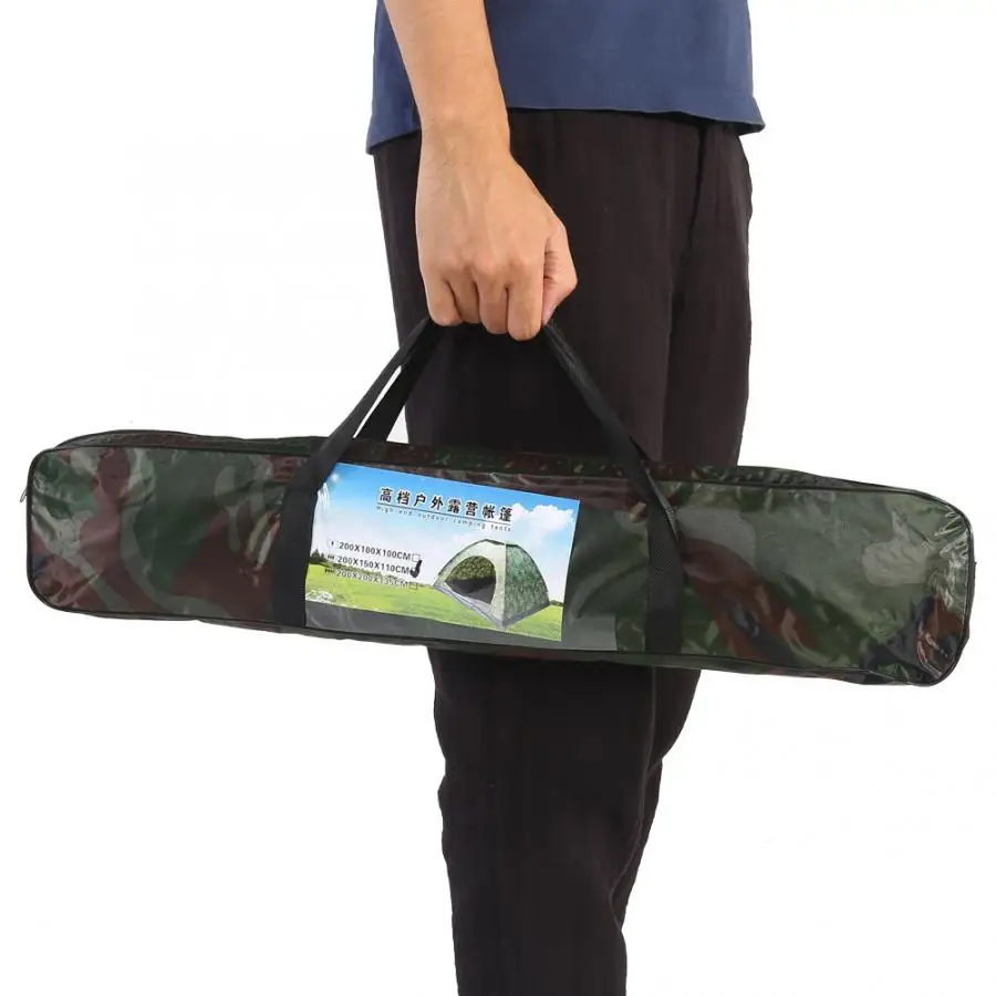 Палатка туристическая на 1-4 человек портативная двухслойная водостойкая легкая