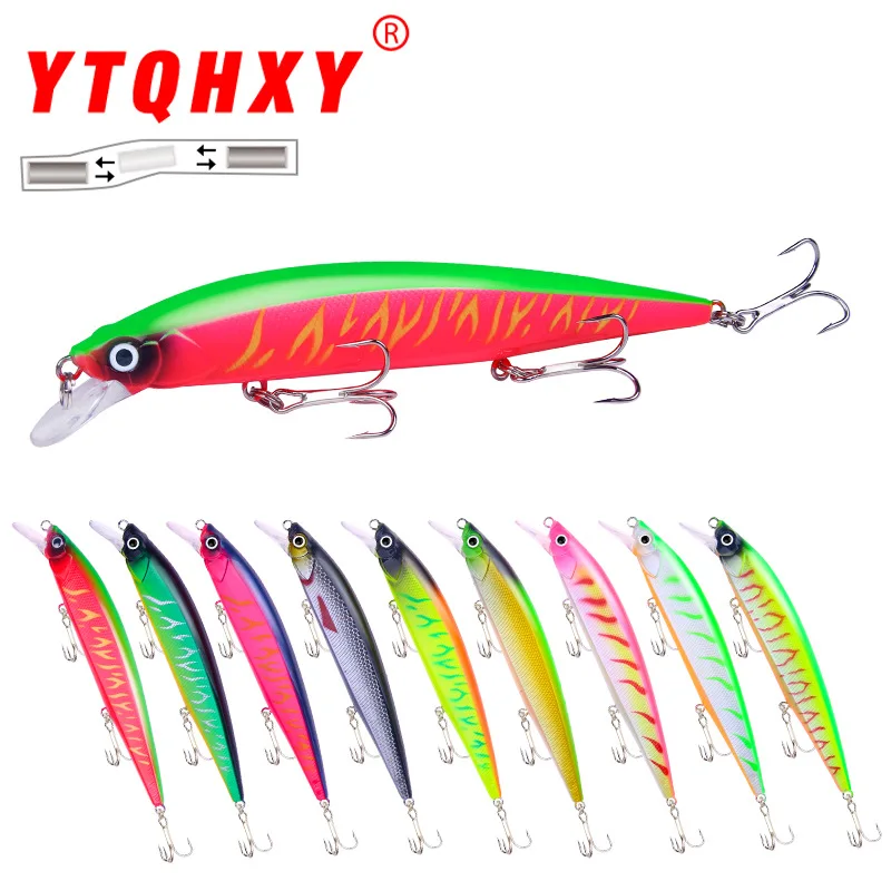 XY 521 Minnow Luya приманки 14 см 18 3 г длинный бросок свинцовый блок погружная Sub bait Bionic Bass