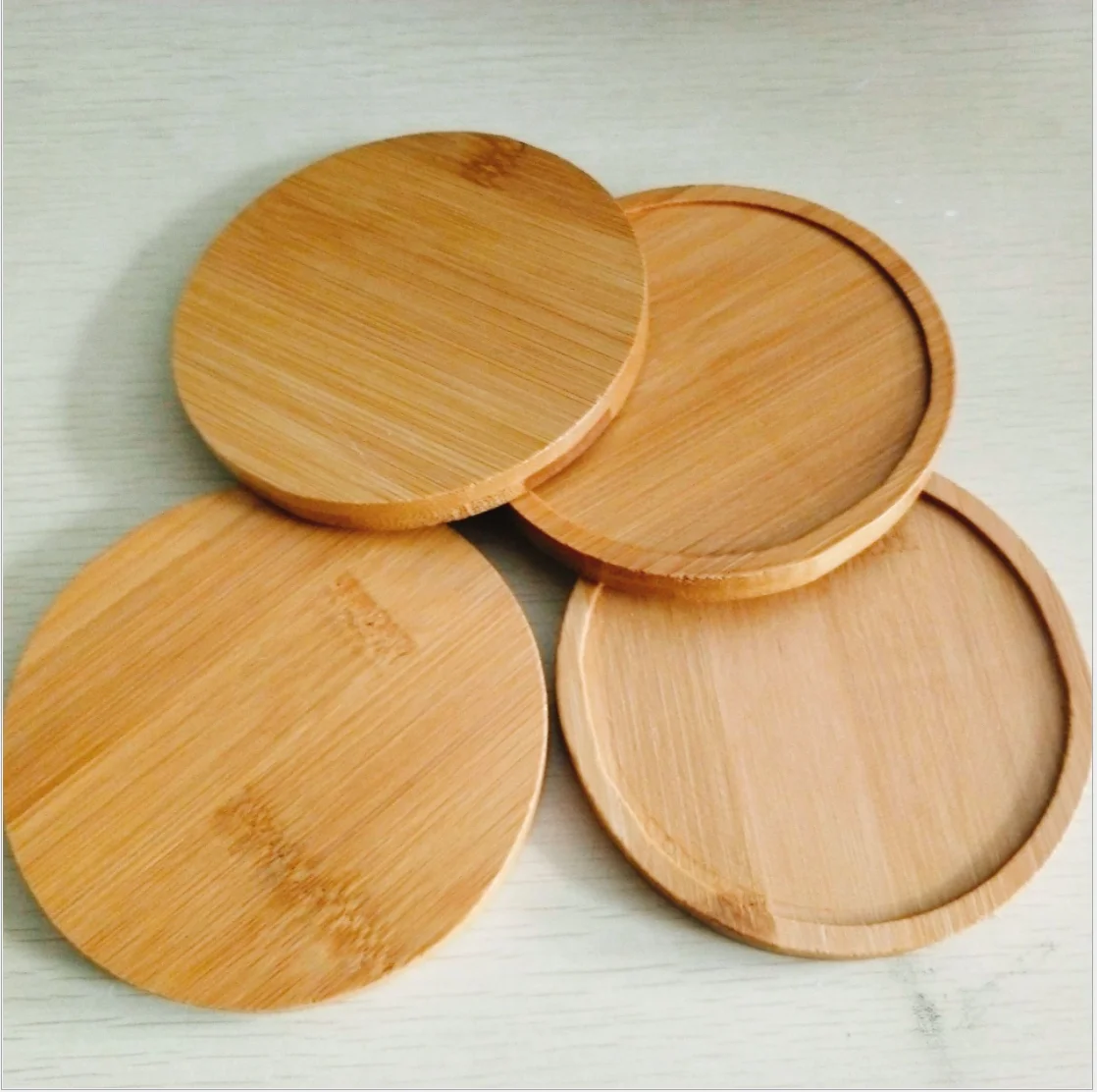 4 шт бамбуковые прослойки в круглый поднос цветочного горшка семена бонсай