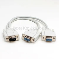 high quality vga svga y splitter monitor video cable 1 to 2