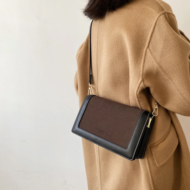 

Scrub Leather Small Crossbody Bags for Women 2021 Winter Quality Ladies Designer Handbags Shoulder Simple Bag Women's Hand Bag