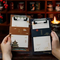 clipboard note paper retro board clip memo paper folder pads writing clamp document filing products stationery office supplies