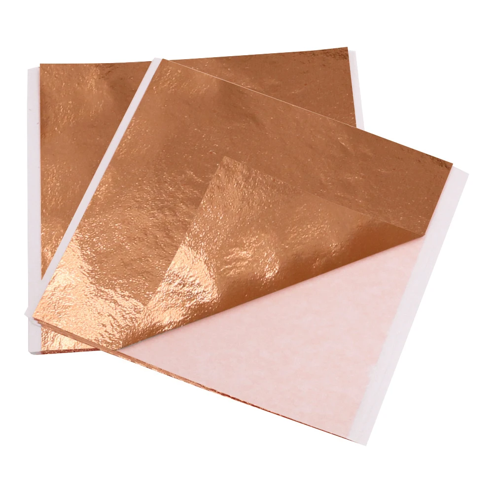 13X13.5cm двухсторонняя Роза имитация лист из золотой фольги золочение холодильник
