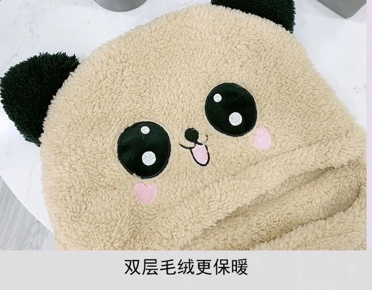 

Children's Hats Autumn and Winter Warm Hats Cute Stuffed Turtleneck for Boys and Girls Baby Cap and Neck Pose A Plush Skullies