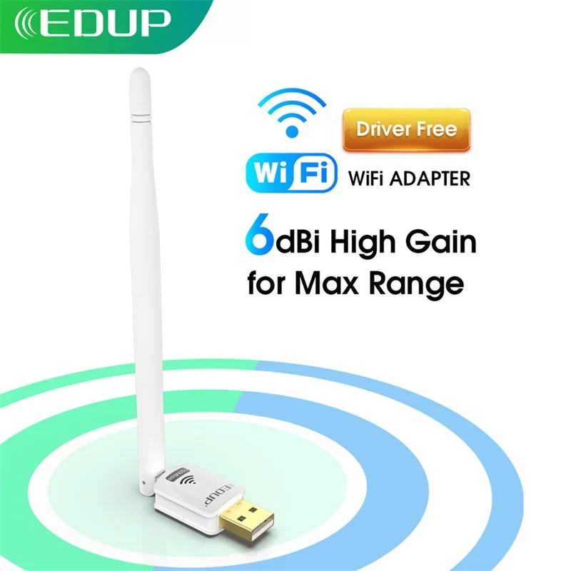 Wi Fi адаптер EDUP 150 Мбит/с 802 11 a/b/g/n|Сетевые карты| |