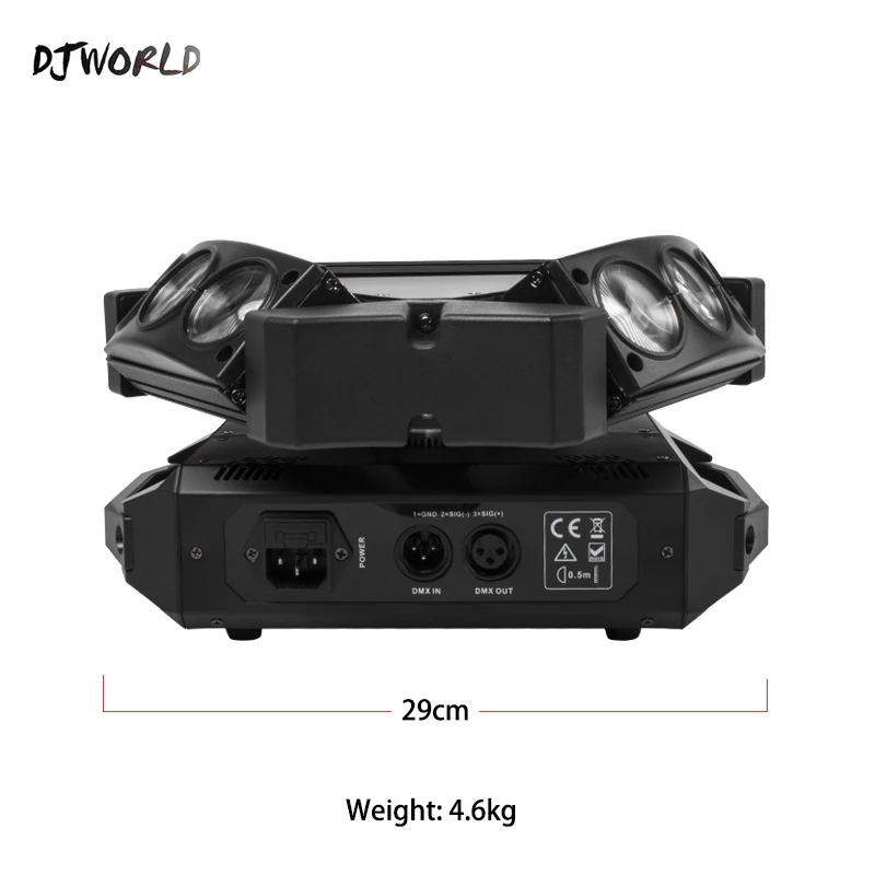 Светодиодсветильник подвижная сцсветильник лампа-паук для дискотеки 9x10 Вт |