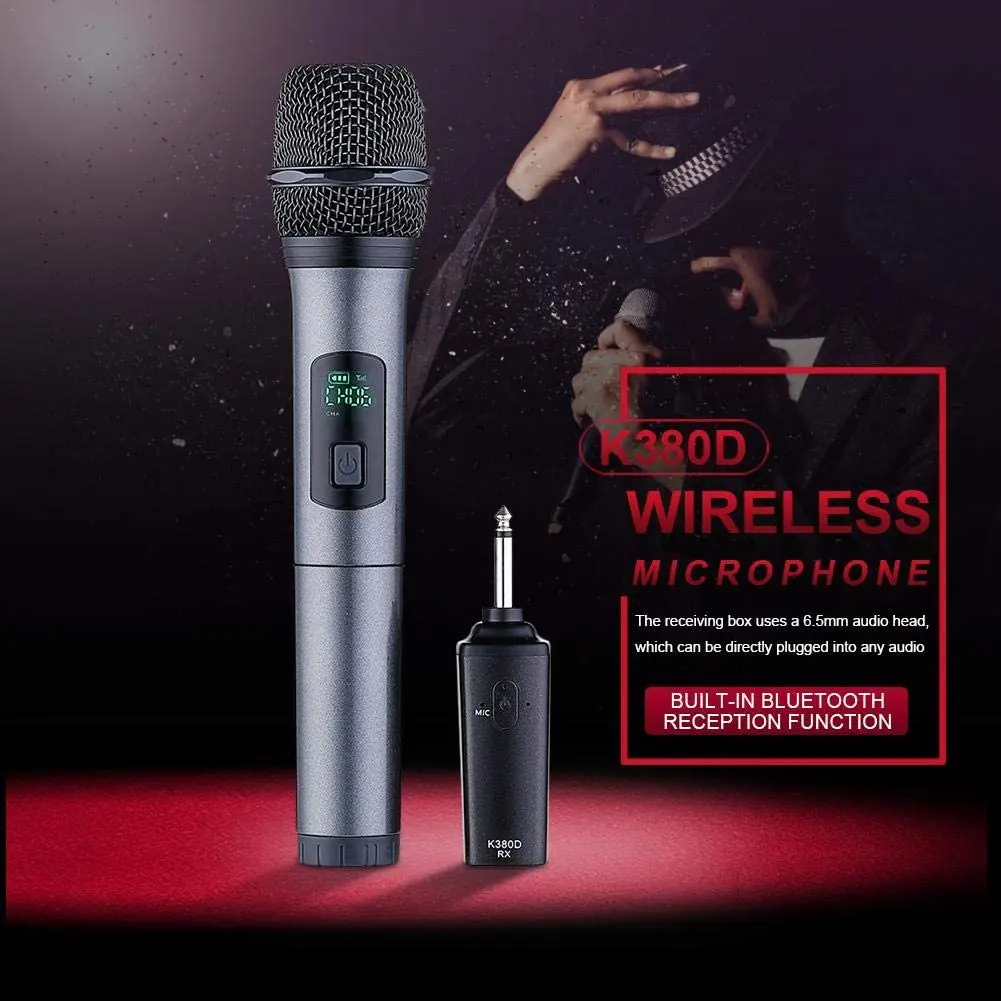 Портативный беспроводной Bluetooth микрофон K380D для караоке и пения KTV вечеринки с