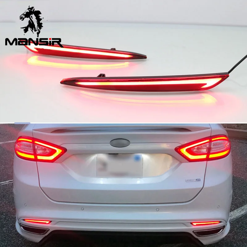 

Car LED Tail Lights For Ford Mondeo Fusion 2013 2014 2015 2016 Rear Bumper Light Reflector Taillights Fog Lamp Auto Brake Light