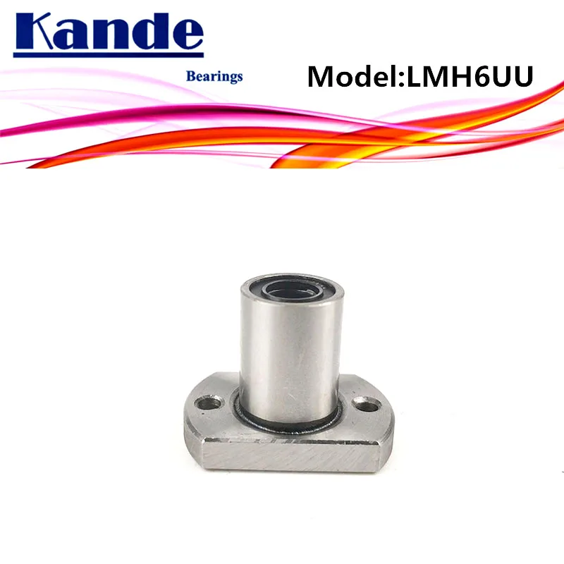 LMH6 UU 1 шт./лот LMH6UU круглый фланец линейный шарикоподшипник 6 мм для 3D принтера SMH6UU