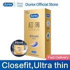 Презервативы Durex из натурального латекса со смазкой, сверхтонкие