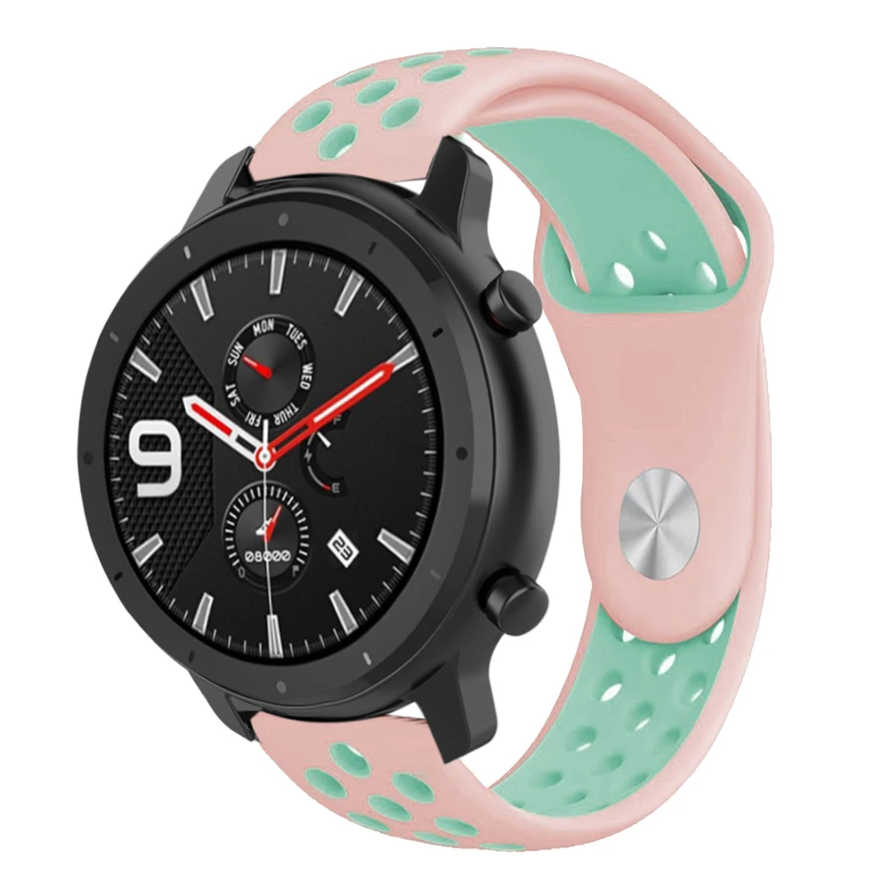 22 мм быстросъемный браслет для Huami Amazfit GTR 47 ремешок HUAWEI Watch GT Samsung Galaxy 46 Смарт