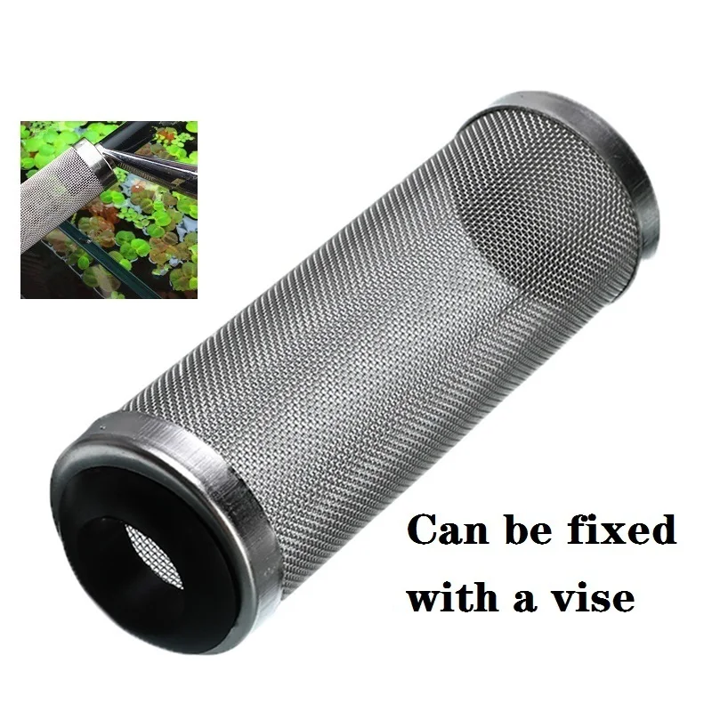Фильтр для аквариума из нержавеющей стали чехол на входе сетчатые сети креветок