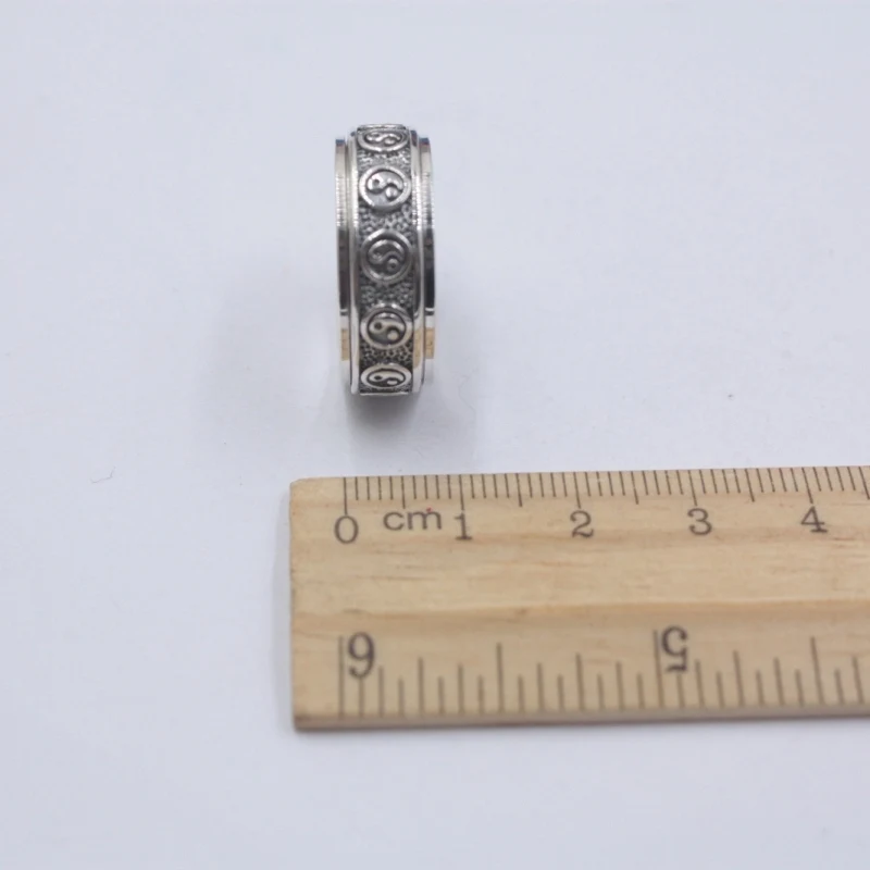 Кольцо из серебра 6 5 пробы 8 мм унисекс|Кольца| |