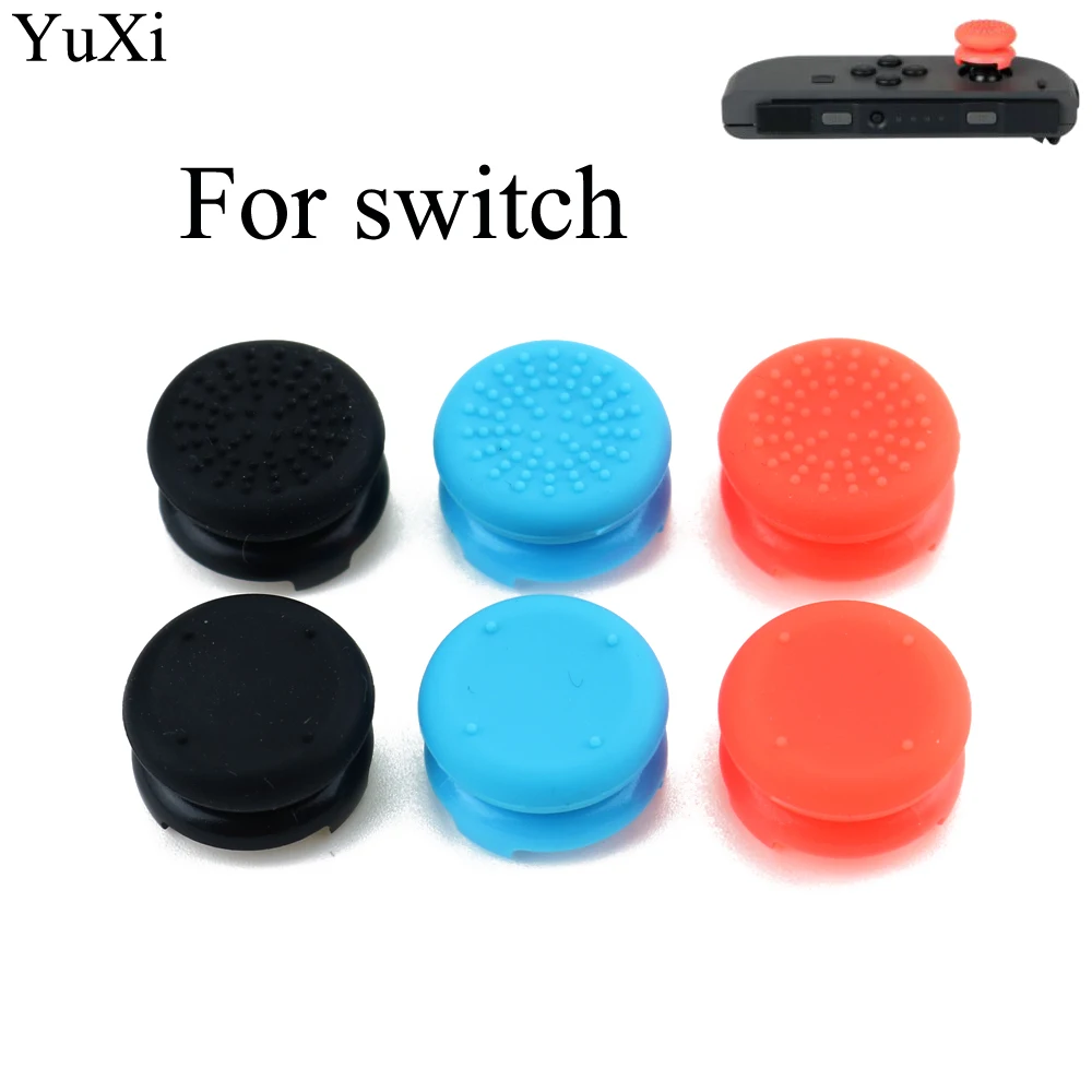 

YuXi 2pcs Extra High Thumb Stick Grip Cap Joystick Case Cover for Nintend Switch NS Lite Joy-Con Gamepad Controller Thumbstick