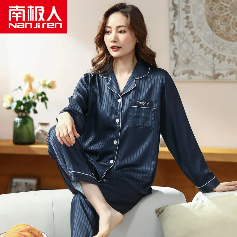 

Пижама женская из вискозы с длинным рукавом, в комплекте 2 предмета