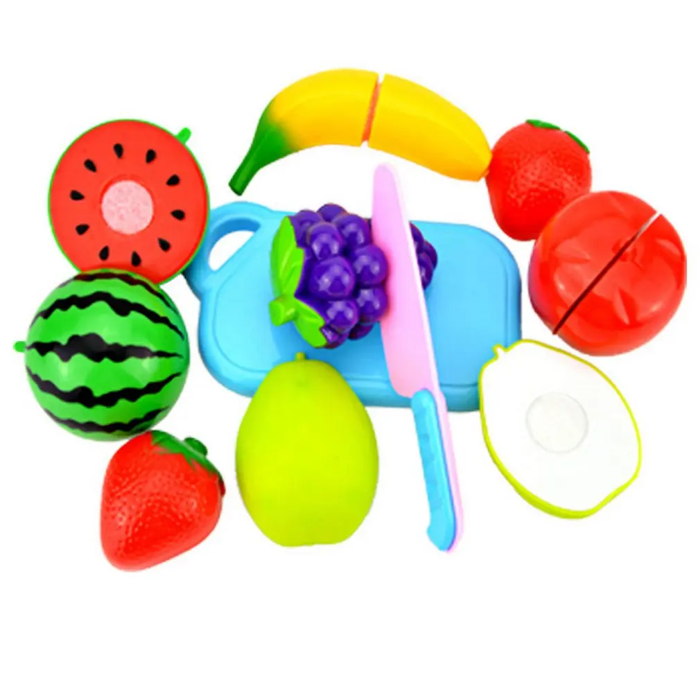 8PCS 25 шт. детский игрушечный миксер, игрушки для игры, резка фруктов, растительная пища, миниатюрные игры, классические детские игрушки, игровой набор, развивающие игрушки - Цвет: 8PCS