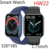 iwo 13 hw22 smart watch 1 75 inch custom dial bluetooth call heart rate monitor smartwatch pk hw12 hw16 w46 w26 fk88