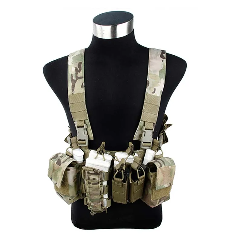 

TMC Chest Rig Set D3-CR 556 Ranger Green Multicam colors 500D Cordura Lightweight Tactical Vest Chest Hanging Free Shipping
