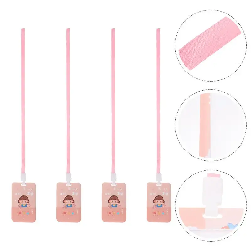 

4Pcs Creative Convenient Multifunctional Practical Name Card Covers Employee Card Covers for Outdoor