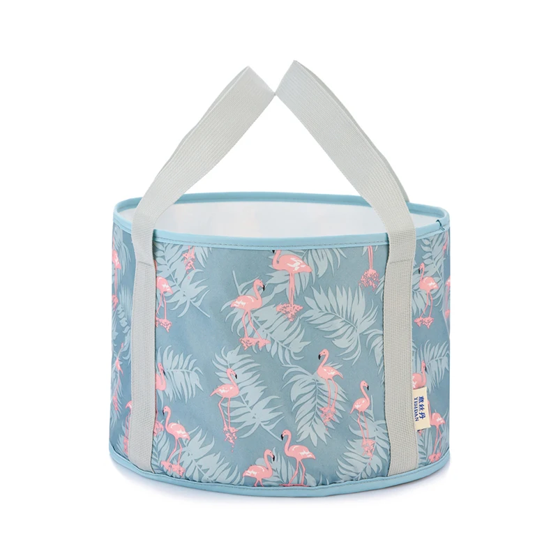 Складное ведро для воды портативный складной умывальник ткань Infoor Открытый