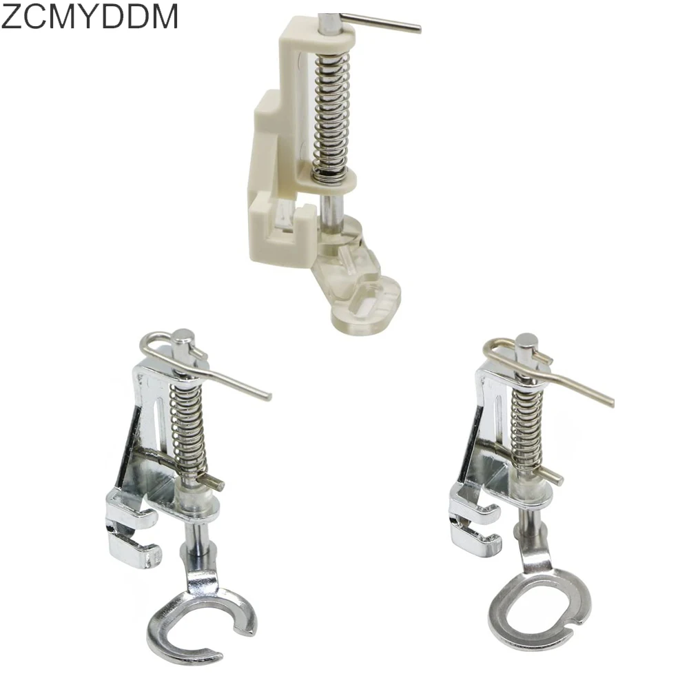 

ZCMYDDM Metal Darning Sewing Machine Presser Foot Close Toe Open Quilting Foot for All Low Shank Sewing Machines DIY Sewing Tool