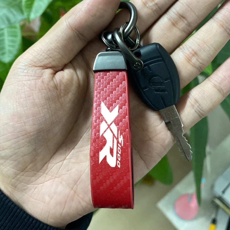 

For BMW S1000XR S1000RR S1000R S1000 XRRRR Motorcycle Keychain KeyRings Leather Key Ring Key Chain Accessories