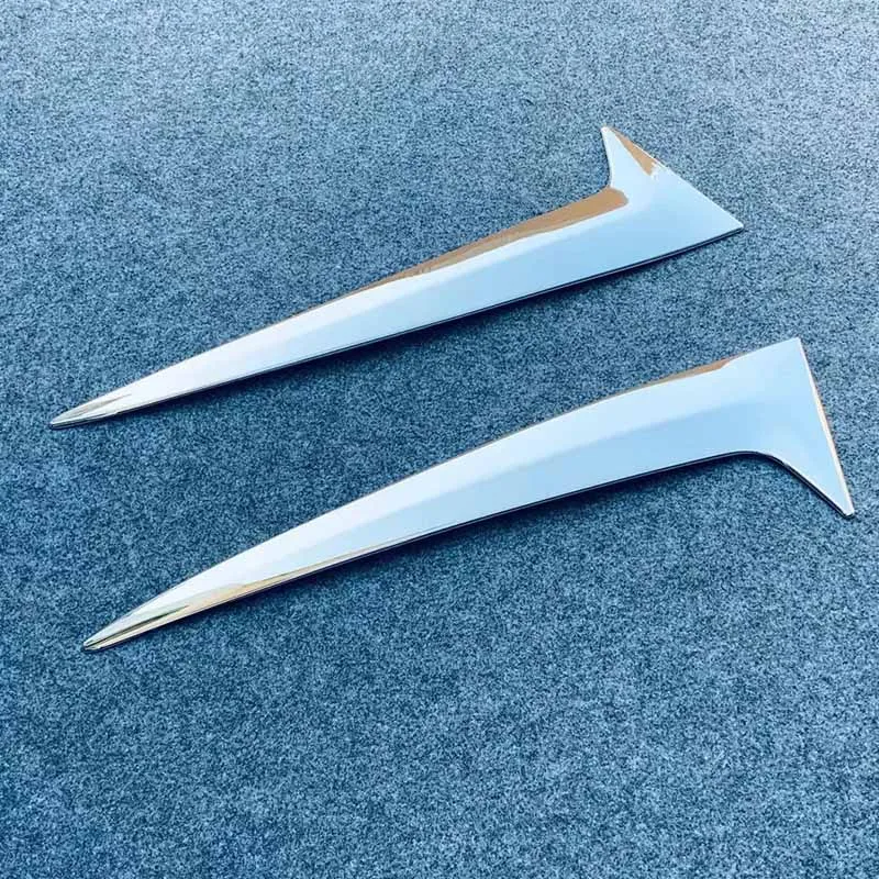 

Аксессуары для Toyota Sienna 2021 2022, чехол на окно заднего вида автомобиля, спойлер, отделка, рамка, стикер, хромированный Стайлинг из АБС-пластика