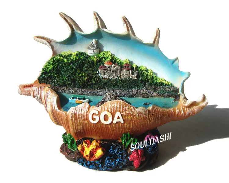Индийский туристический сувенир Гоа смола креативный подарок раковина
