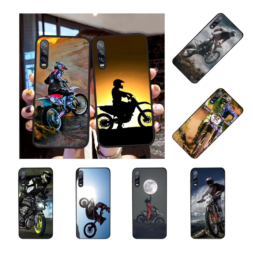 NBDRUICAI Moto Cross Мотоцикл Спорт DIY окрашенный Шикарный чехол для телефона Huawei Honor 20 10 9 8