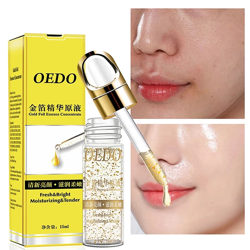 

24k Gold Hyaluronic Acid Face Serum Moisturize Shrink Pores Brighten Improve Fine Lines Lifting Firming Amide Face Essence Skin