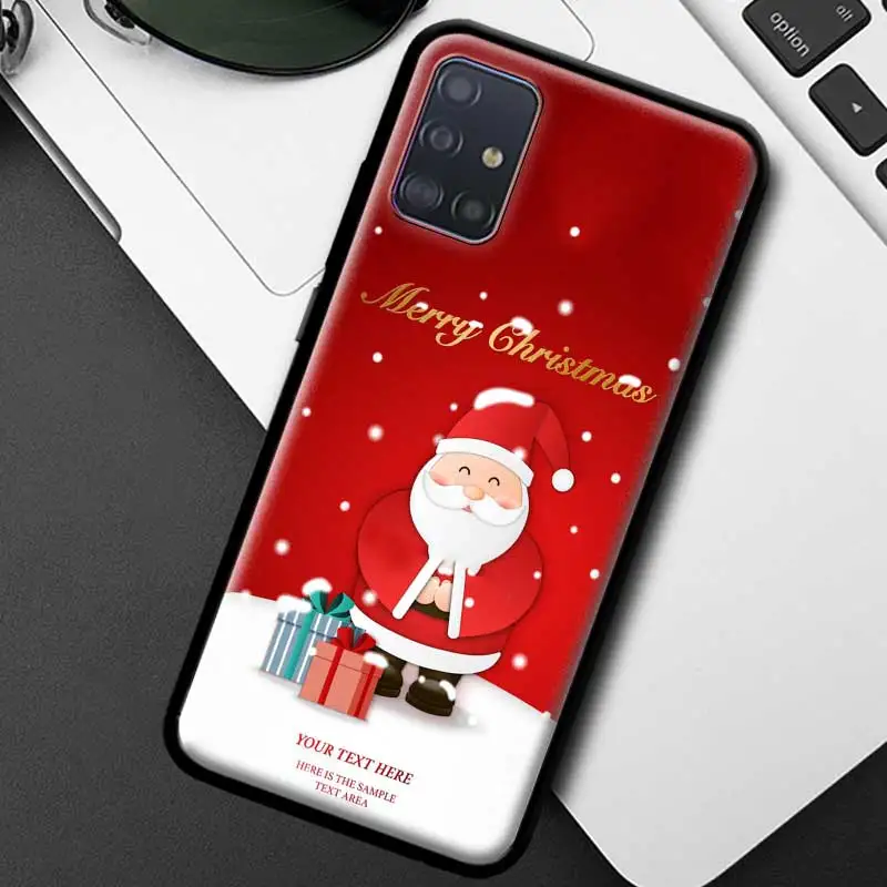

Happy New Year Phone Case For Samsung Galaxy A71 A31 A21 A51 A50 A70 A41 A40 A30 A20s A10e Back Cover Coque Shell Fundas Capa