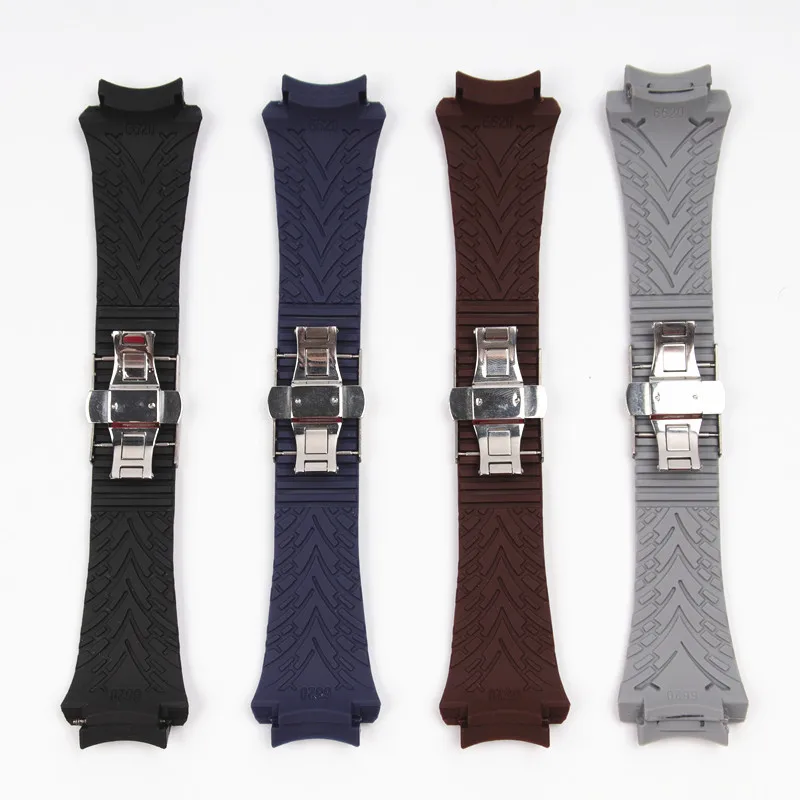 Ремешок для часов 23 х33 мм мягкий силиконовый резиновый ПУ ремешок Porsche