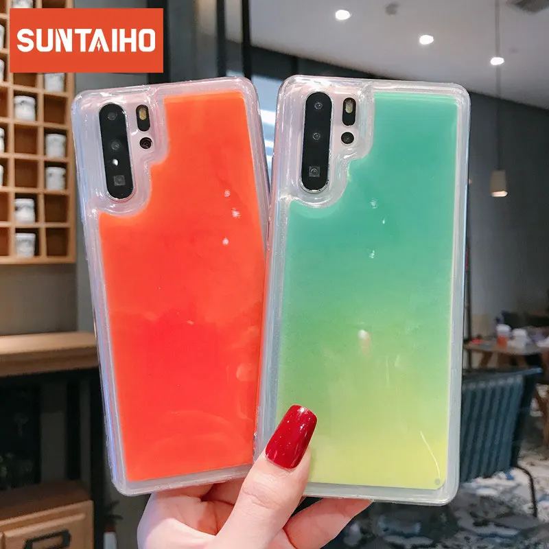 Чехол для Huawei P30/P30 Pro Lite/P20 Pro/P20 lite/Mate 20 Lite блестящий в темноте | Мобильные телефоны и