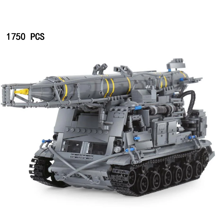 WW2 военный 8U218 тел 8K11 танк с ракетами batisbricks moc строительный блок мировая война