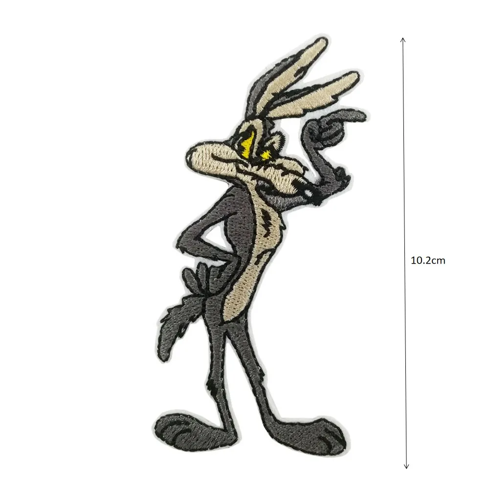 Марвин Марсианская дорожка стоящая высечка Looney Tunes Yosemite Sam Даффи Дак жуки кролик вышивка железа на патч - Цвет: Многоцветный