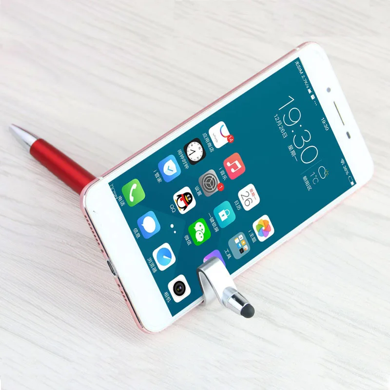 3 In 1 Multifunctional Pen BallpointPen Stylus Stand For Iphone Android iOS Tablet Huawei XiaoMi |