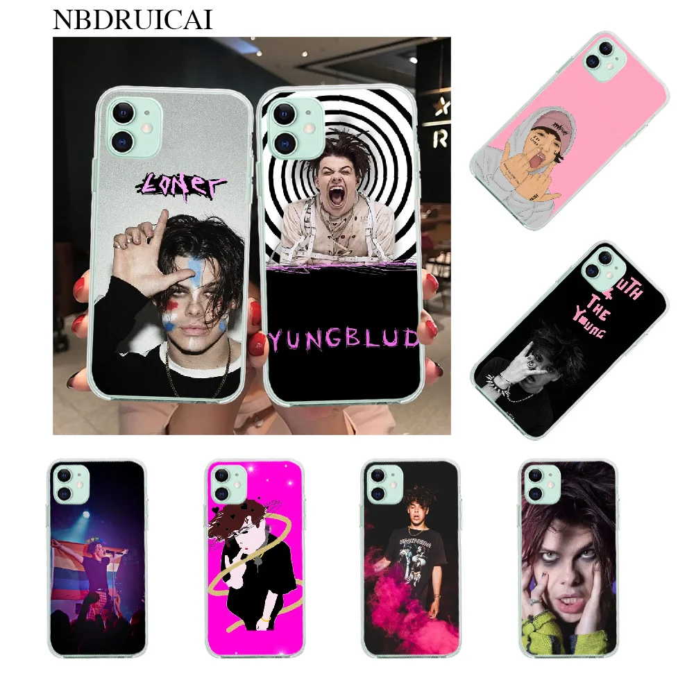 Мягкий чехол для телефона NBDRUICAI Yungblud Rapper Custom Photo iPhone 11 pro XS MAX 8 7 6 6S Plus X 5S SE XR