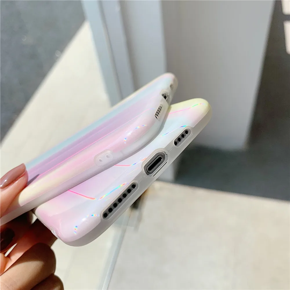 Fashion Matte Phone Case For iPhone 7 8 Plus X XS Max XR Lovely Leaves Patterned Hard Back Cover 11 Pro | Мобильные телефоны и
