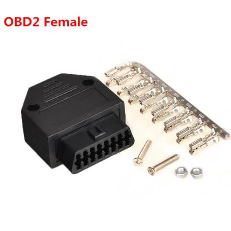 Автомобильный 16-контактный кабель-адаптер OBD2 для порта Мама диагностический