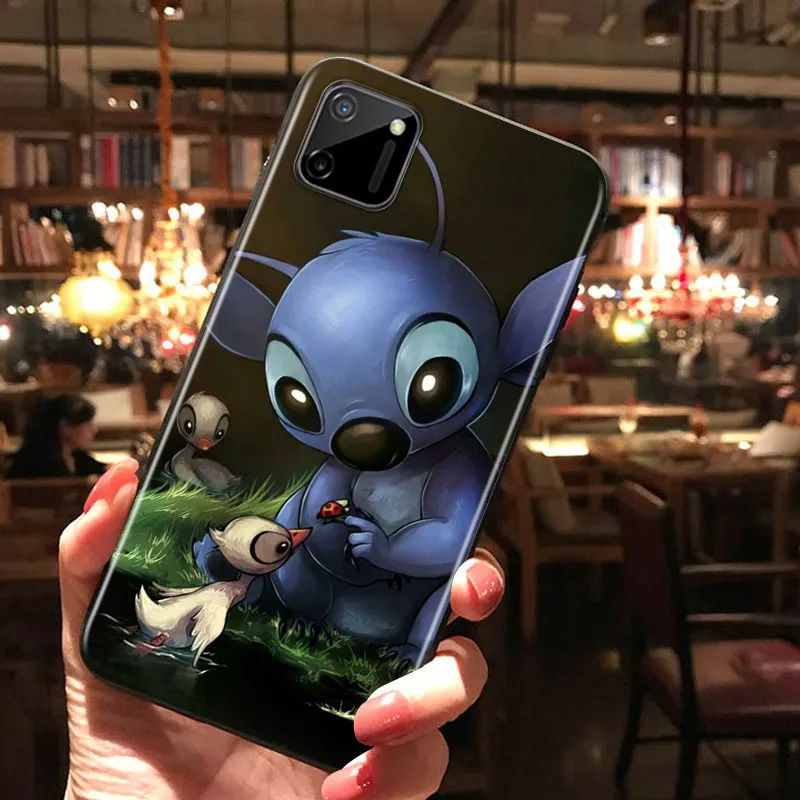Стич из мультфильма Лило для OPPO A5 A9 A11X A1K A12 A12E A31 A32 A52 A53 A72 A73 A93 A94 AX7 Pro мягкая деталь -