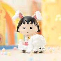 maruko chan animal car blind box toy caja ciega doll cute kawaii surprise box desk cute model girl birthday mysterybox figurine