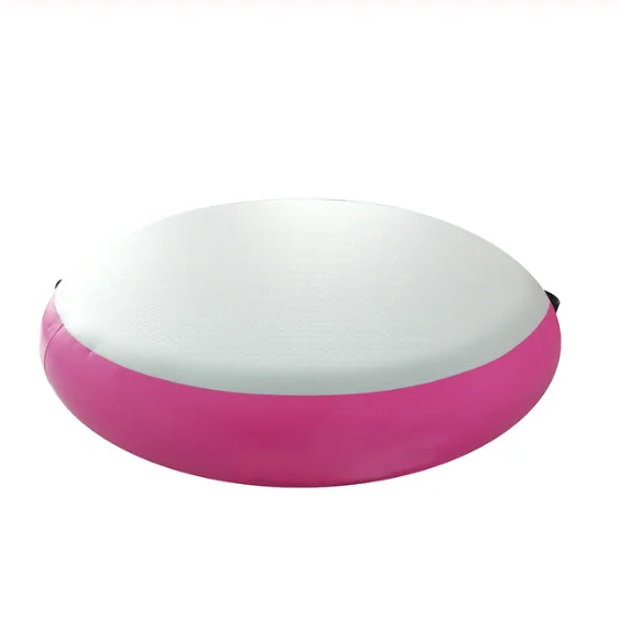 구매 미니 풍선 체조 Airspot 라운드 에어 트랙 매트 싸구려 서클 체조 요가 저렴한 에어 스팟 텀블링 및 훈련 아니 Pum