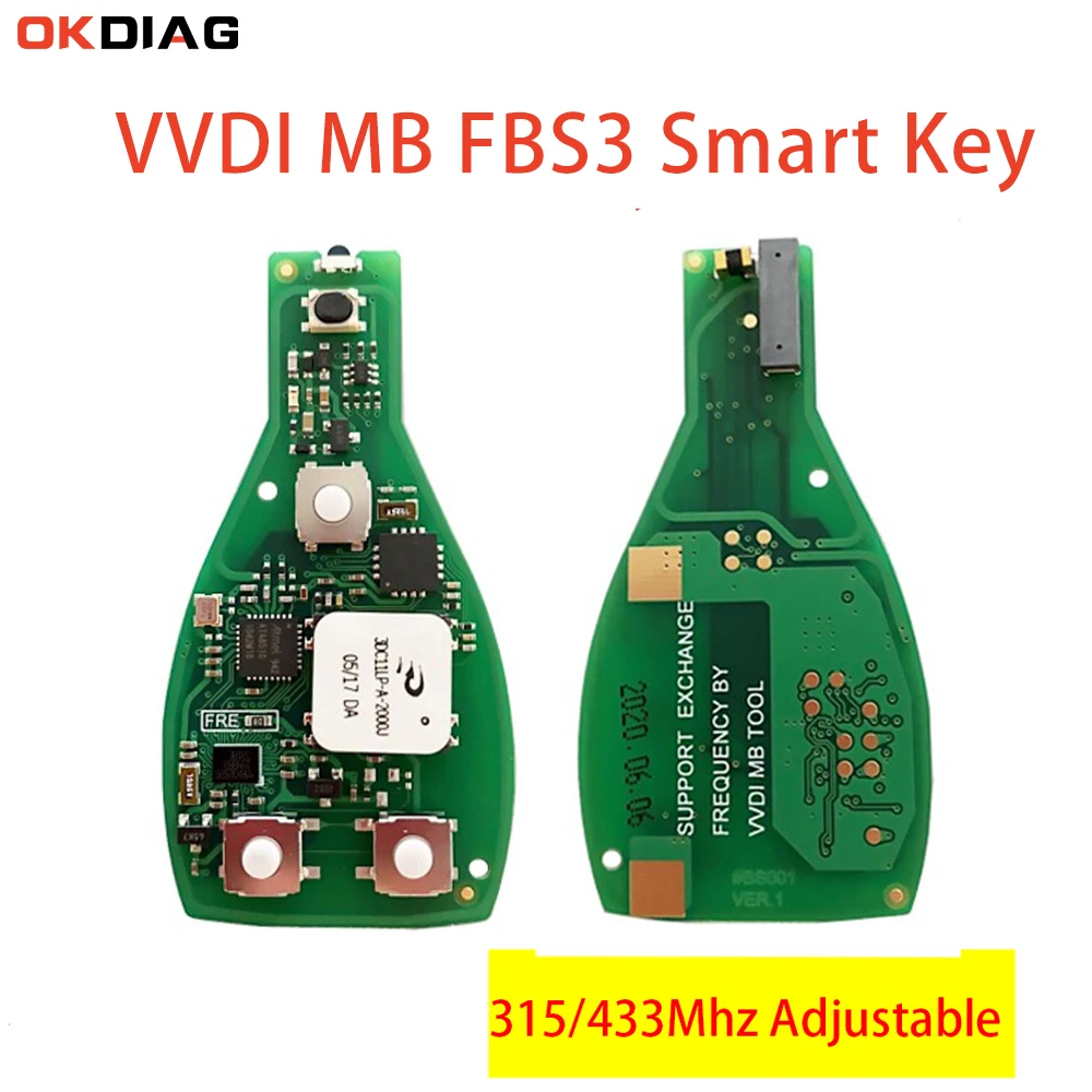 

Ключ Xhorse MB FBS3 BGA KeylessGo 315 МГц для MB W204 W207 W212 W164 W166 W221 для проектора макс.