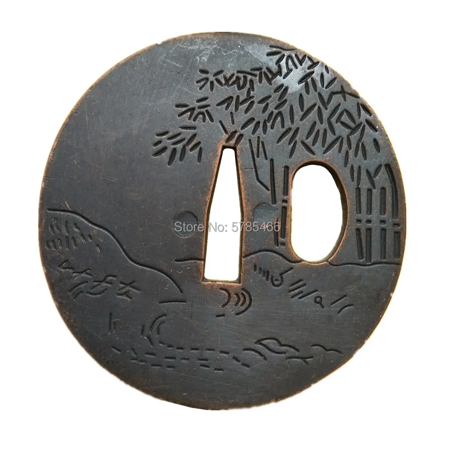 Набор тигров тема фитинги из сплава японская катана меч вакидзаси аксессуары DIY